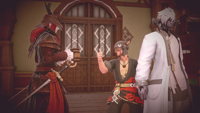 Frivolity in the foyer