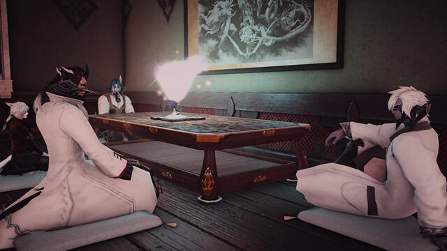 Serious business meeting? Scheme?